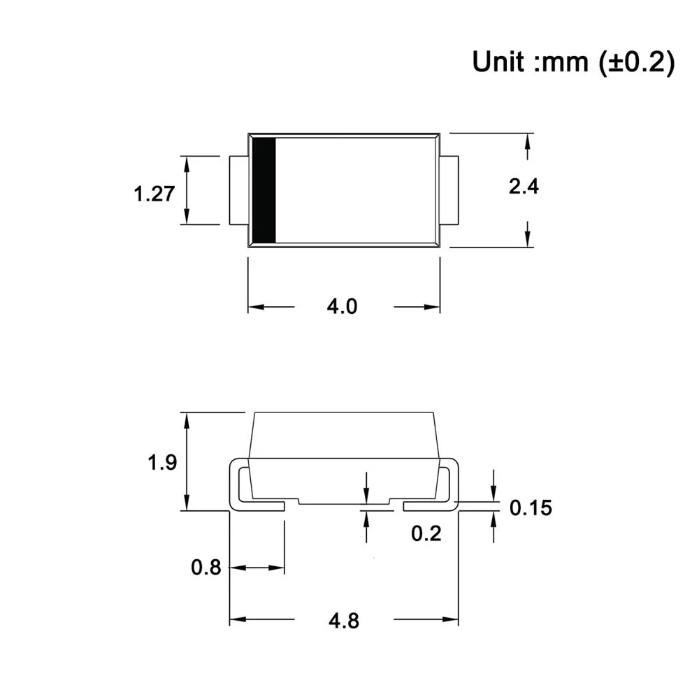 (100 шт.) SS310 SMD Schottky барьерные выпрямительные диоды 3A 100 в SMA (DO 214AC) 3 Ампер Вольт|rectifier