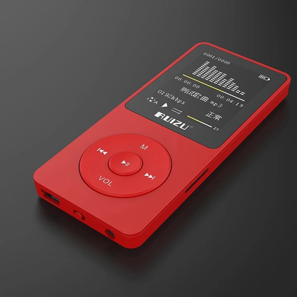 Ruidu X02 MP3 плеер 4G/8G портативный MP3 музыкальный плеер играть 80 часов с fm-радио, электронная книга, диктофон Бесплатные оригинальные наушники