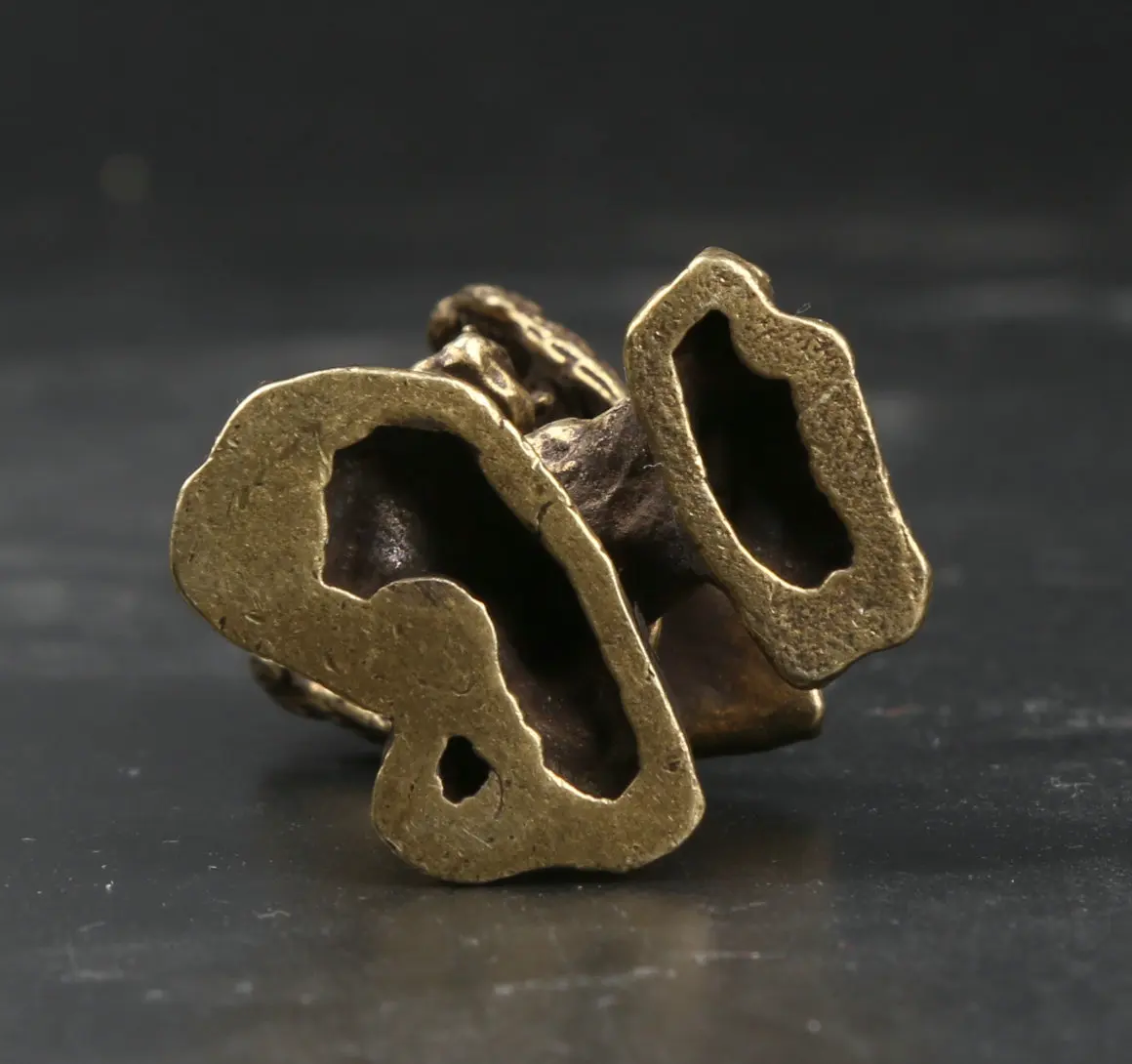 66 мм/2 6 &quotсборный курительный Редкий китайский фэн-шуй Бронзовый Изысканный