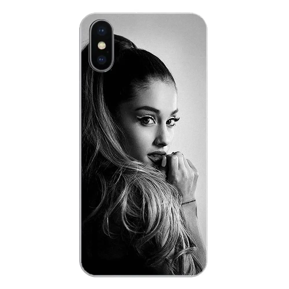 Для iPhone XS Max XR X 4 4S 5 5S 5C SE 6 6S 7 8 Plus Samsung Galaxy J1 J3 J5 J7 A3 A5 Ariana Grande pop singer силиконовый