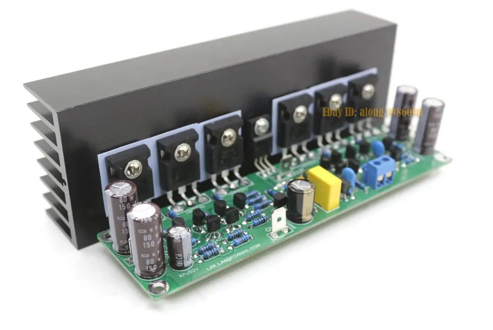 Assembeld L15 моноусилитель плата с радиатором 150 Вт усилитель DIY