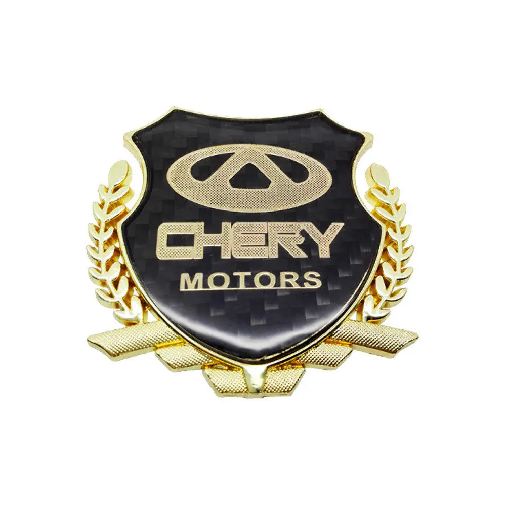 Золотой Внешние аксессуары наклейка на автомобиль наклейка для Chery Fulwin QQ Tiggo 3 5 T11 A1 A3 A5 Amulet M11 Fora задняя наклейка авто украшение - Название цвета: Золотой