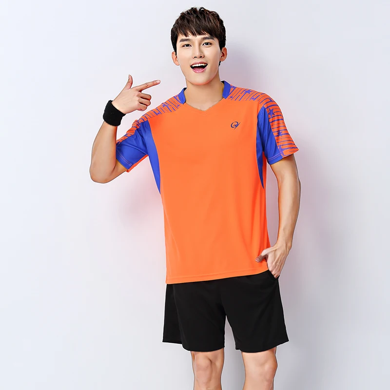 Новое Прибытие Мужчины Бейсбол Футболки Шорты Set Top Качество Мягкой Теннис