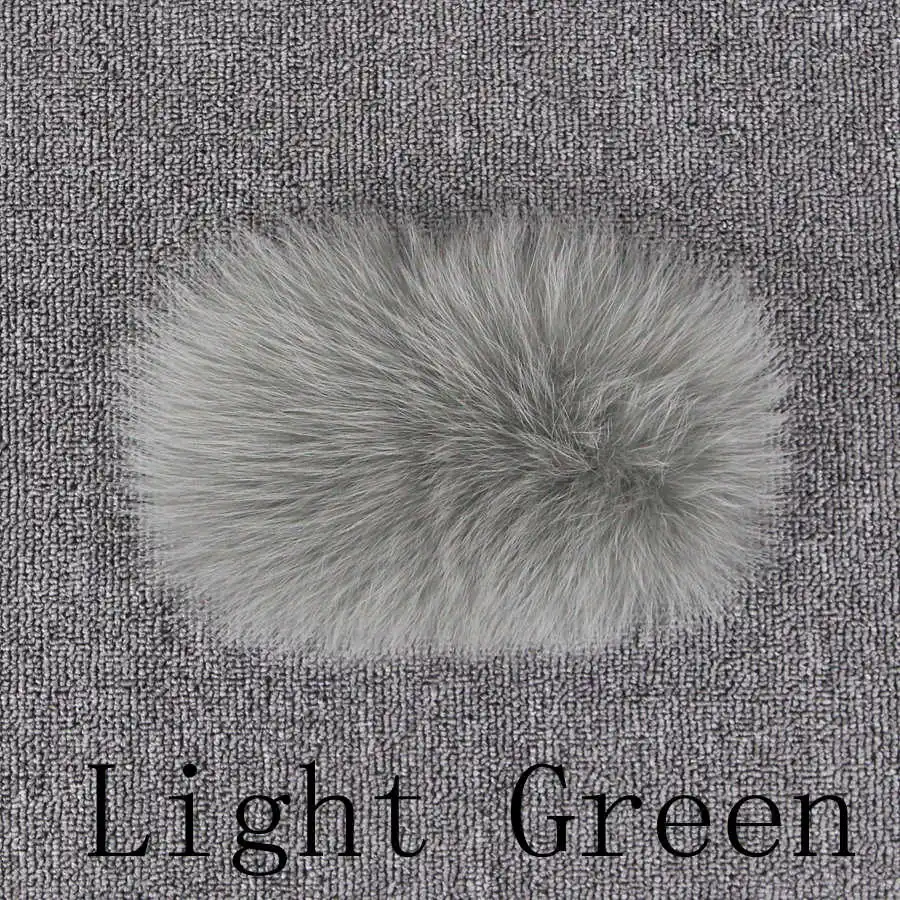 light green Розовая java QC8149 новая модель женская шуба из натурального Лисьего меха с длинным рукавом пальто с капюшоном gebuine костюм лисы Высокое качество - Цвет: light green