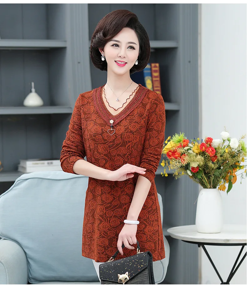 Футболка размера плюс для женщин среднего возраста женская футболка с принтом