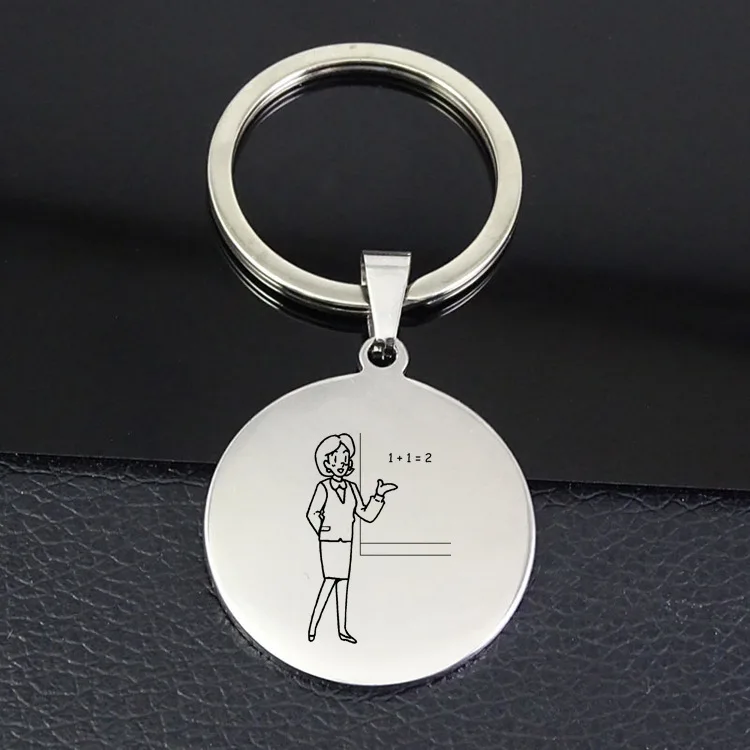 Прямая поставка брелок из нержавеющей стали новый дизайн ювелирные изделия Keychians