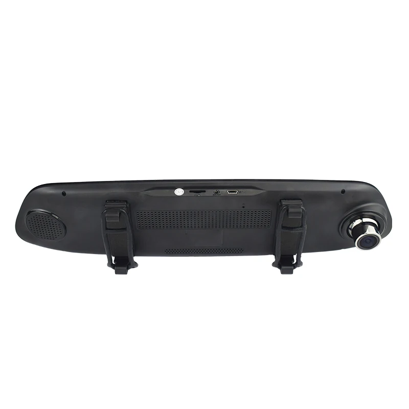 7 &quotсенсорный экран двойной объектив Автомобильная камера зеркало заднего вида