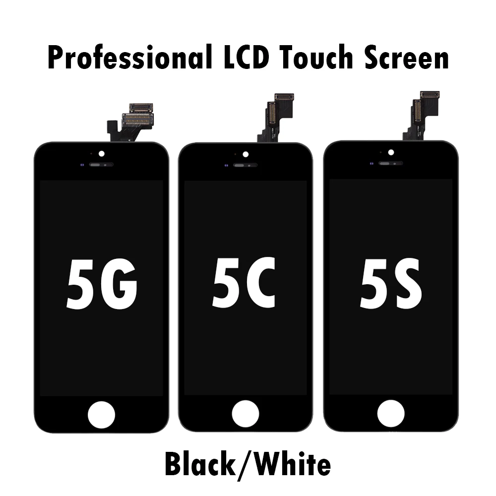 A + высокое качество ЖК-Замена для iPhone 5 5c 5S 5se сенсорный экран дисплей дигитайзер