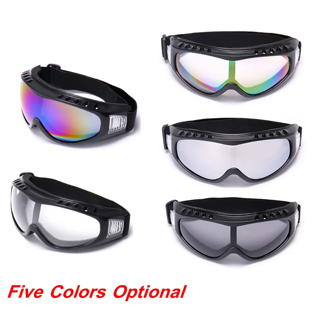 5 цветов противотуманные ветрозащитные солнцезащитные очки для сноуборда