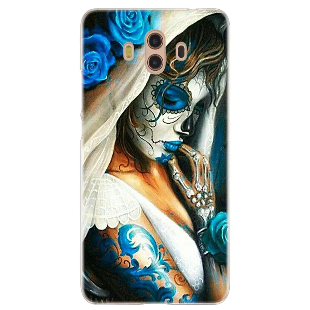 Модный чехол MLLSE с черепами и катринами для huawei mate S 10 20 Lite Pro Y3II Y5II Y6II Y5 Y6 Y7 Prime Y9