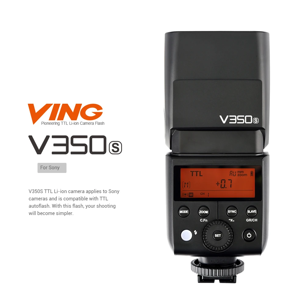 Беспроводная вспышка Godox V350S TTL 1/8000s HSS для Sony
