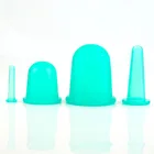 4 шт.компл. антицеллюлитные силиконовые вакуумные банки для массажа, Для Расслабления Глаз, шеи, лица, спины