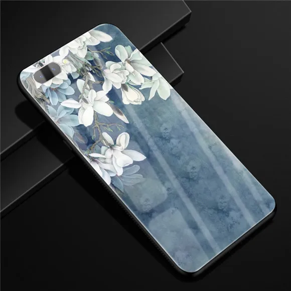 14 Для Oppo A3S чехол OPPOA3S стеклянный жесткий чехол для телефона для Oppo A3S AX5 A 3 S/Oppo A5 чехол AX5S чехол OPPOA5 закаленное крутое 6,2 - Цвет: 14