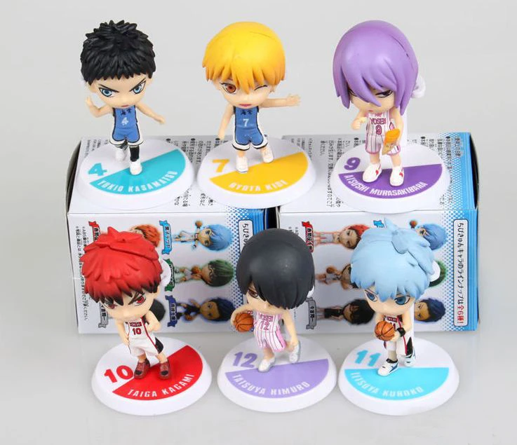 7 см 6 шт./компл. версии Kuroko Tetsuya no Basket кисэ рёта ПВХ фигурка Звездных Войн для