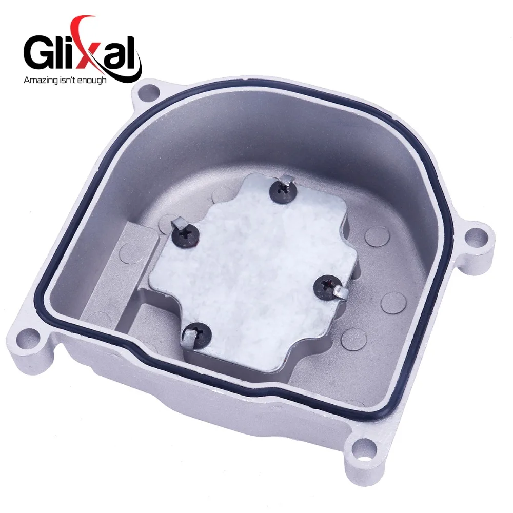 Glixal GY6 49cc 50cc 60cc 80cc 100cc Скутер мопед головки блока цилиндров двигателя клапан крышка Assy 4-тактный 139QMB ATV картинг(None! Следите за EGR