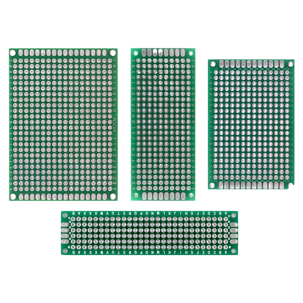 Двухсторонняя медная печатная плата 5x7 4x6 3x7 2x8 см универсальная совместимая с