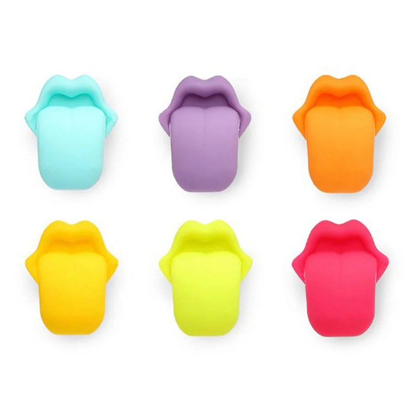 6 шт. специальная присоска для вечеринок бокал вина силиконовая этикетка