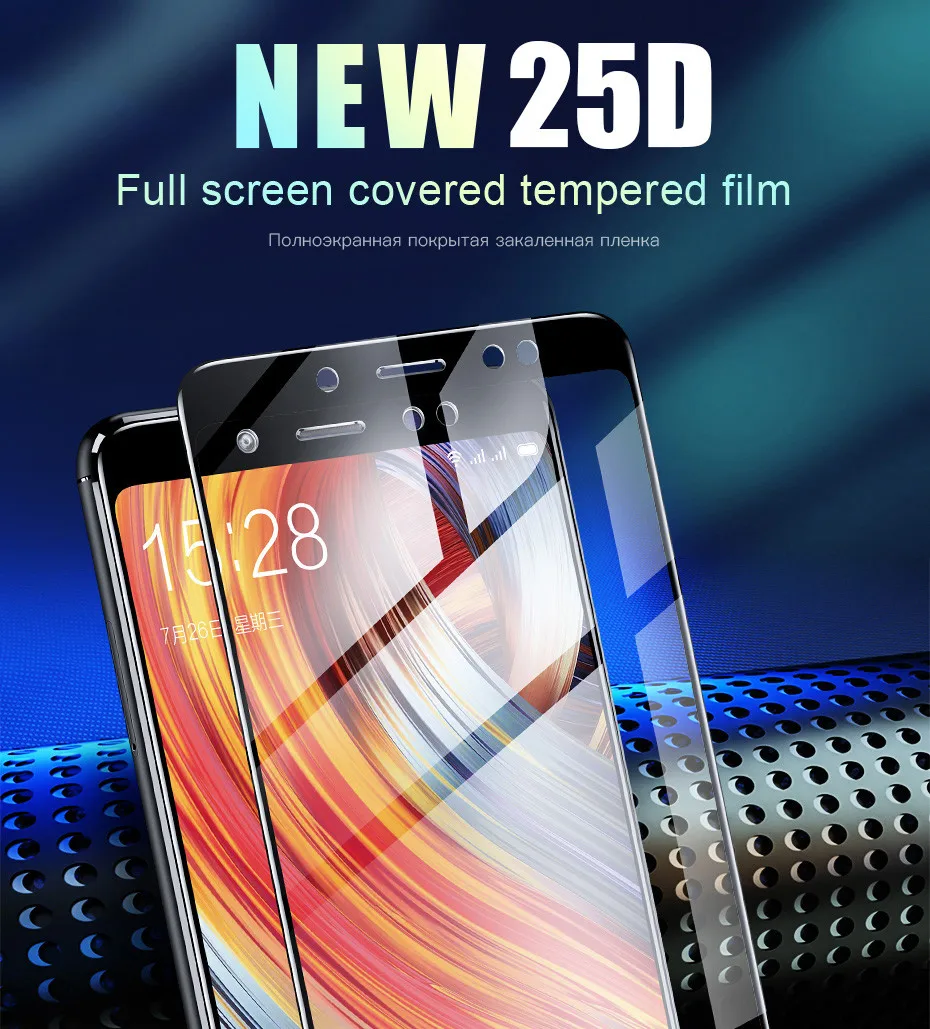 H&A 25D защитное стекло с закругленными краями для Xiaomi Redmi 7 6 Pro 6A 4X5 Plus закаленное защитное стекло для экрана Note 7 6 5 Pro