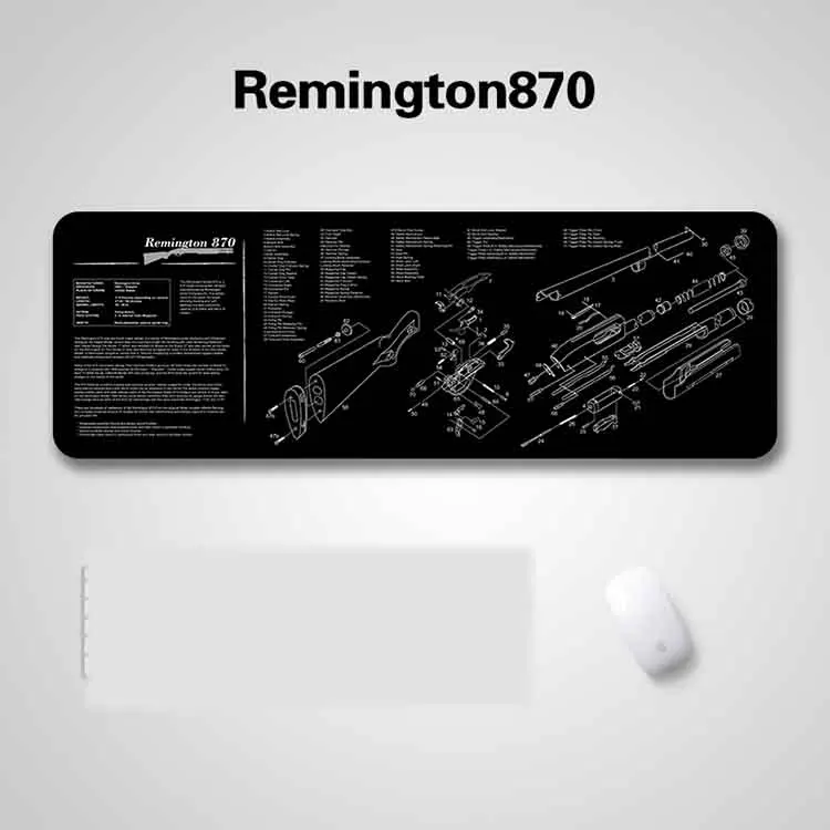 Темно-коричневый 36x12 дюймов GunSimth винтовка пистолет Чистящая скамья резиновый коврик со всеми частями список печати и инструкции для AR-15 AK47 remi - Цвет: Темно-коричневый