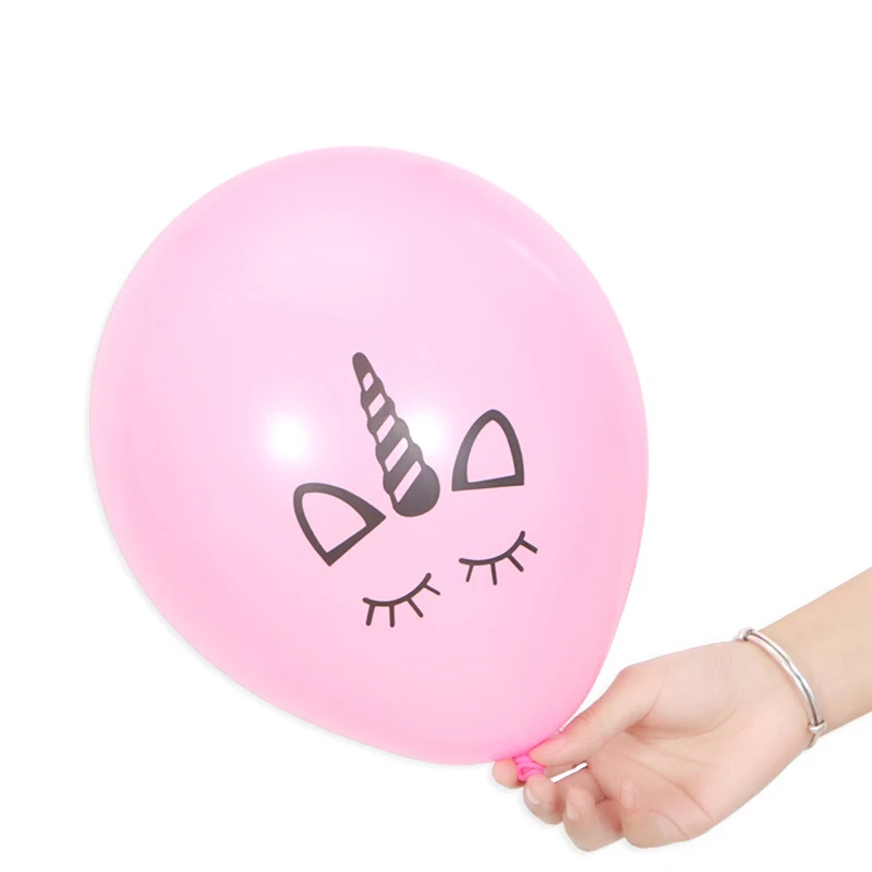 10pcs HOT Sell Unicorn latex balloon pony stamp wedding baby birthday decoration shower party supplies | Дом и сад
