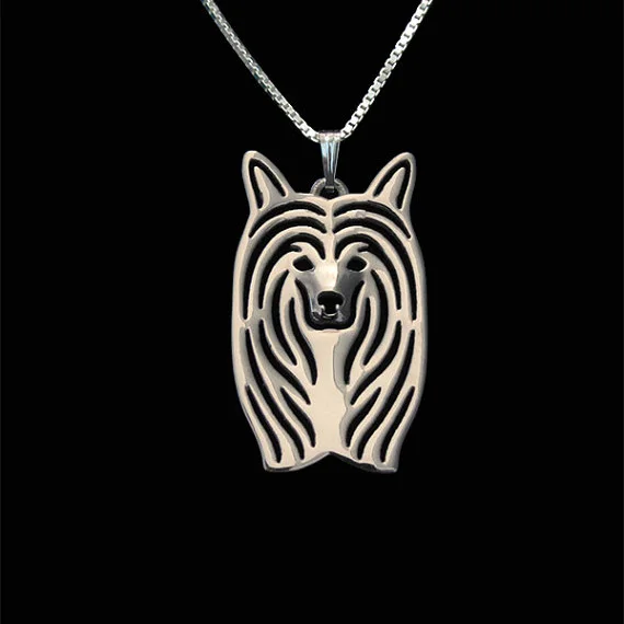 Китайские складные ювелирные изделия-золотой и серебряный кулон ожерелье