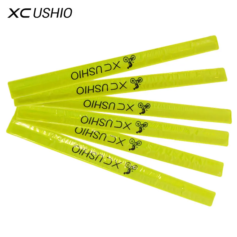 2Pcs Protable Mountain Bike Bicycle MTB Reflective Safe Leg Pants Clip Strap Silicon Steel Reflector Tape Cycling Accessories|cycling