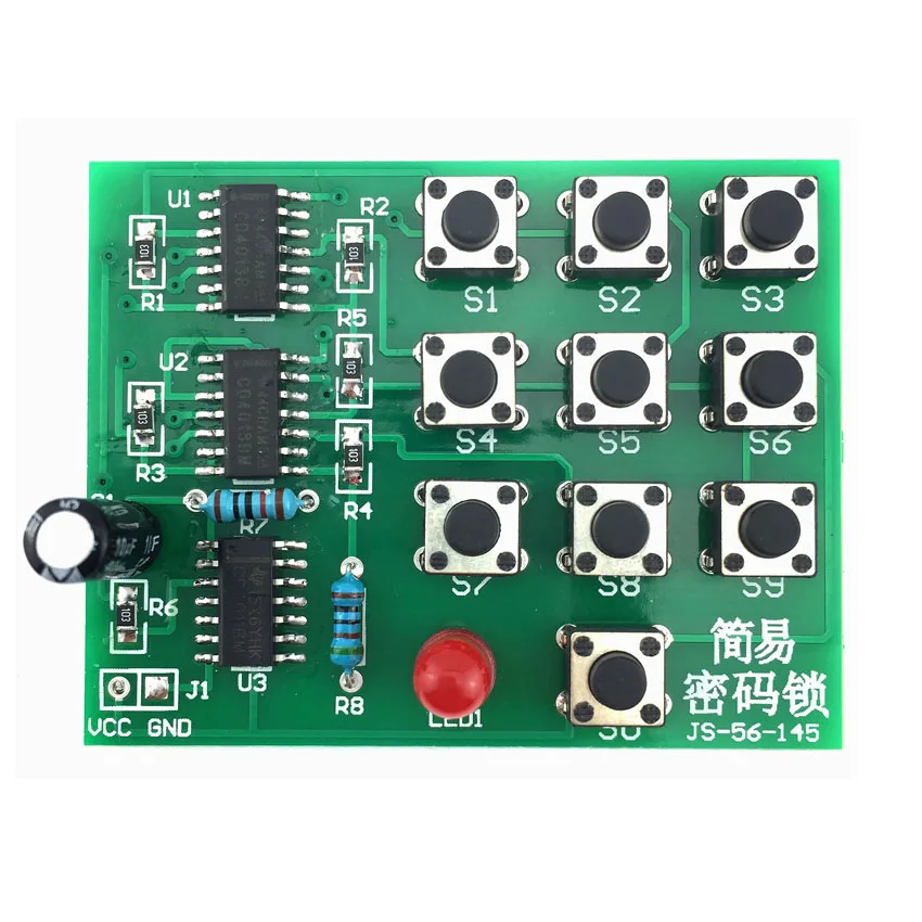 CNIKESIN многоцелевой шифр замок набор простой электронный сборки электронного