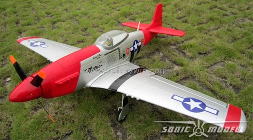 P-51D Mustang EPO пена 1200 мм размах крыльев комплект без электронной части RC Весы Модель Warbird Самолет