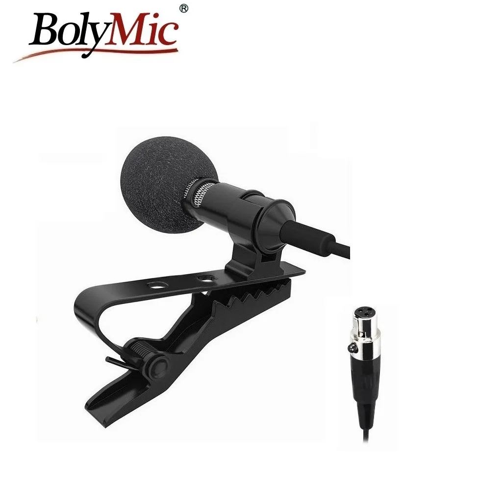 Bolymic 3-контактный разъем XLR для беспроводного микрофона профессиональный
