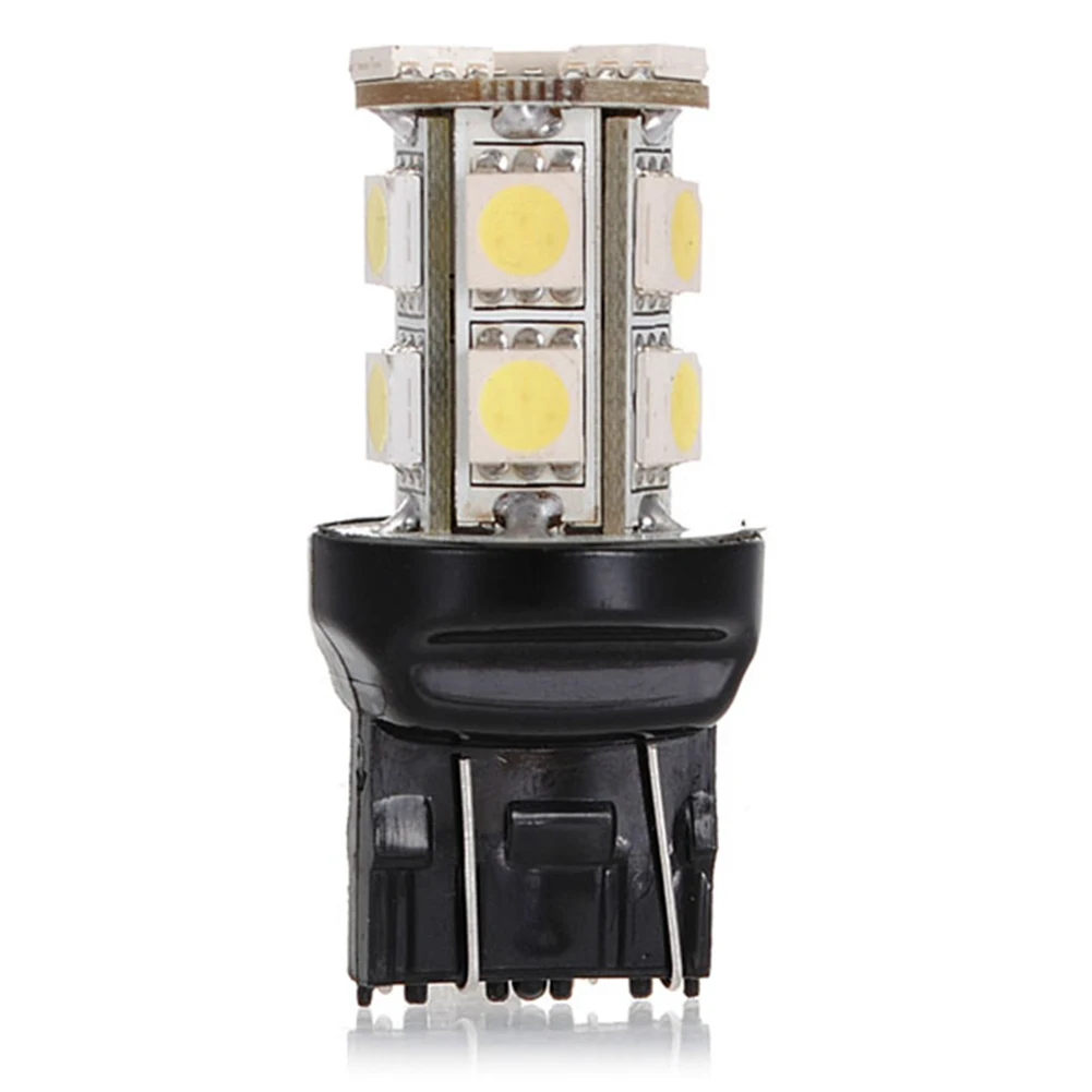 T20 W21/5 Вт 7443 13 SMD 5050 светодиодный чистый белый Автомобильный источник света для