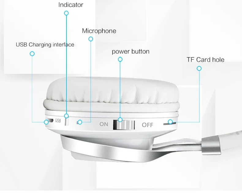 BT-08 беспроводные наушники Bluetooth гарнитура складные наушники регулируемые наушники с микрофоном для ПК мобильного телефона Mp3