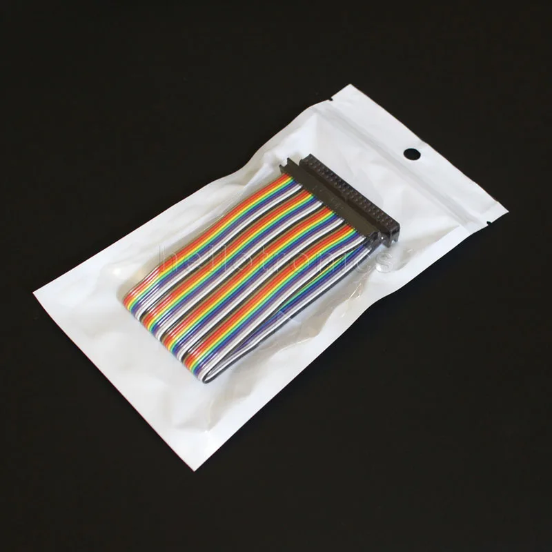 Оптовая продажа 100 шт./лот 20 см 40 контактов Raspberry Pi Модель A +/B +/Pi 2/Pi 3 плоский