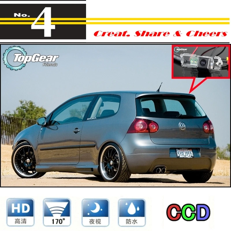 Автомобильная камера для Volkswagen VW Golf Rabbit Высококачественная Водонепроницаемая камера заднего вида для PAL/NTSC | CCD+ RCA Standatd
