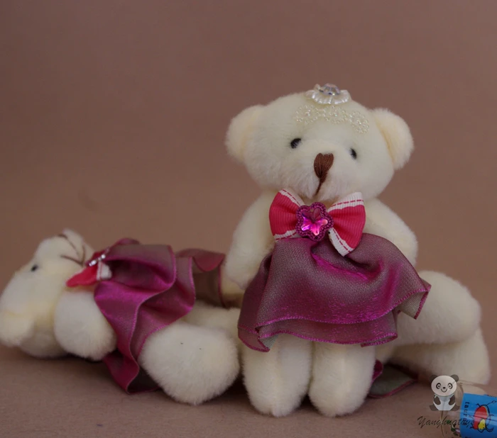 Плюшевый брелок для ключей подвеска в виде мишки | Игрушки и хобби