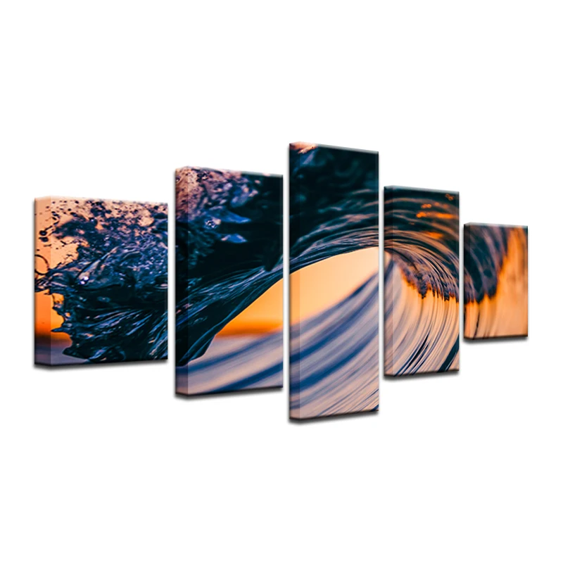 Холст настенные картины HD печатная Surfer картинной рамы Декор Гостиная 5 штук