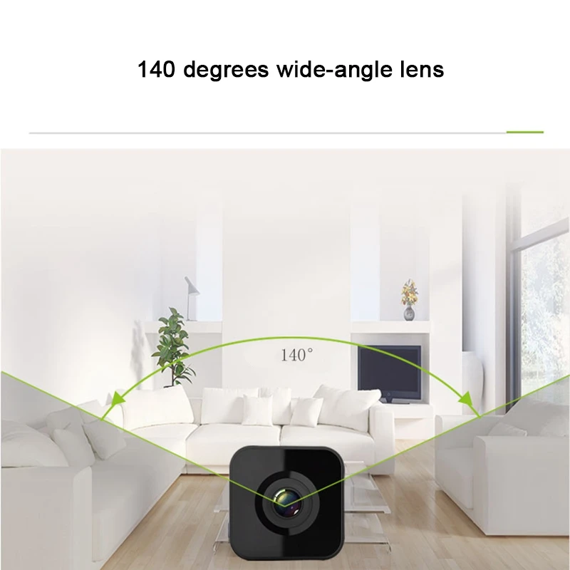 Невидимая ночная версия Wifi IP Mini HD Full camera Беспроводная 1080 P для записи видео