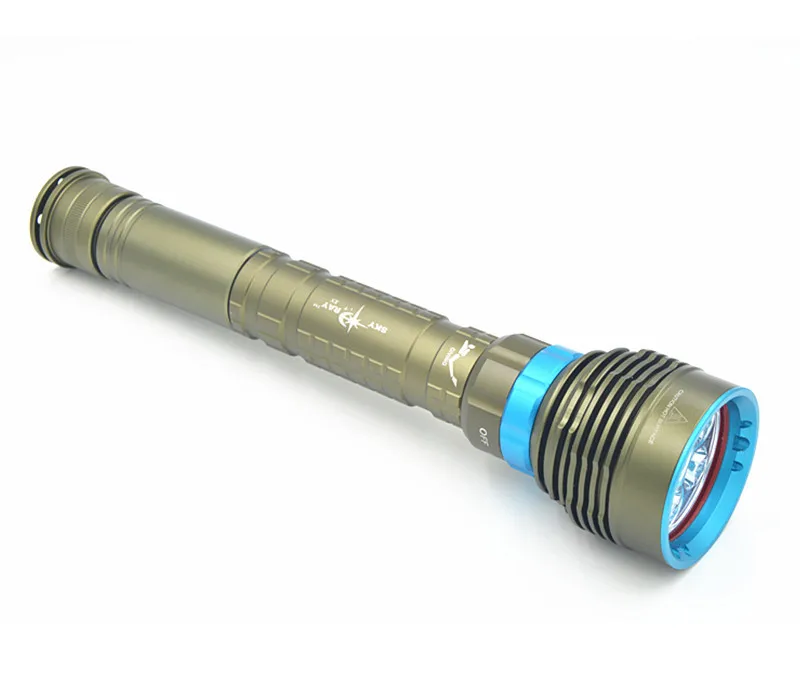 14000lm 7x XM L L2 LED 18650/26650 Дайвинг фонарик подводный 200 м лампа + 3x18650 батарея зарядное