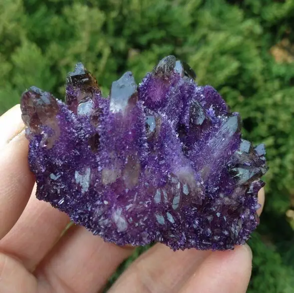 

amethyst citrine quartz crystal cluster specimen wedding decoration
