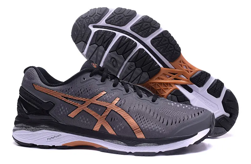 Оригинальные ASICS GEL-KAYANO 23 ночного бега Спортивная Мужская обувь Размер 40,5-45 спортивная обувь, ботинки для бега кроссовки