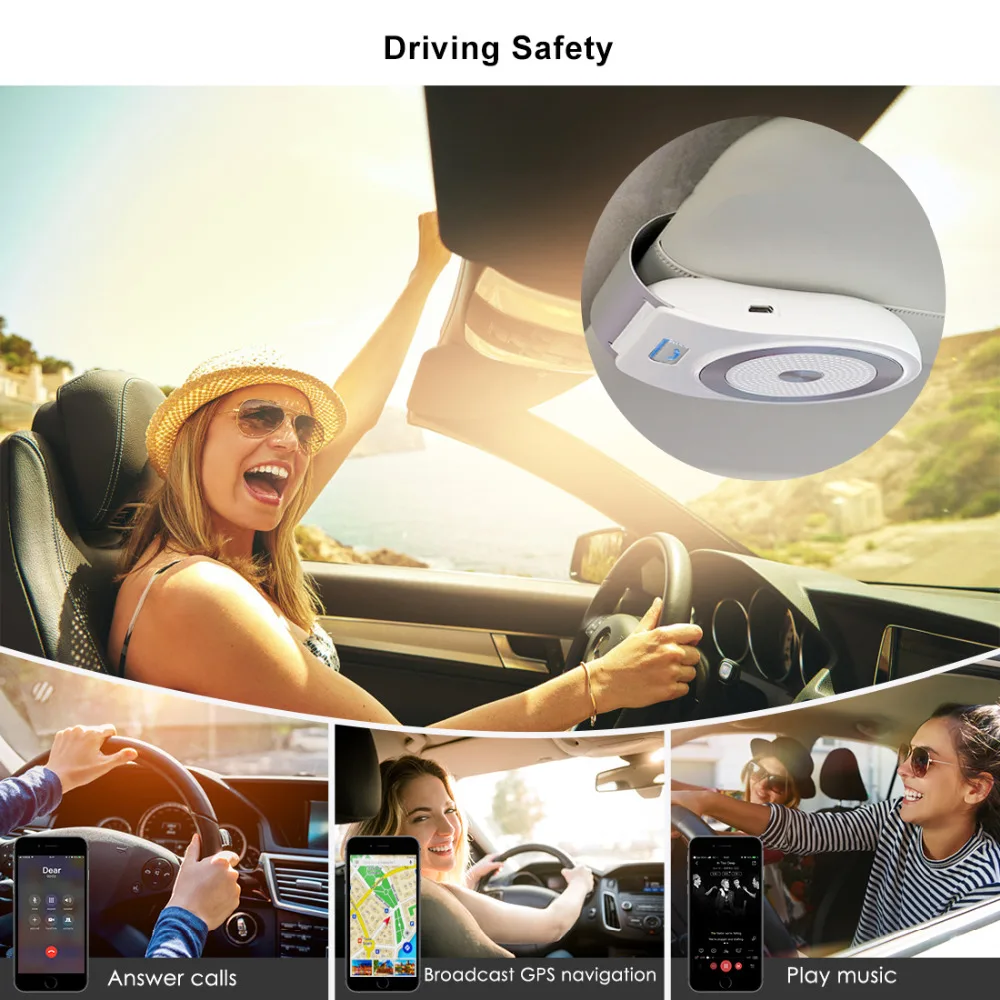 Bluetooth комплект Handfree для автомобиля беспроводная автомобильная Колонка 4 1 EDR Siri