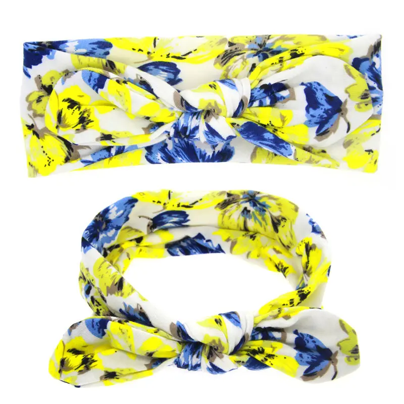 Повязка на голову из хлопка с бантом 1 шт. |