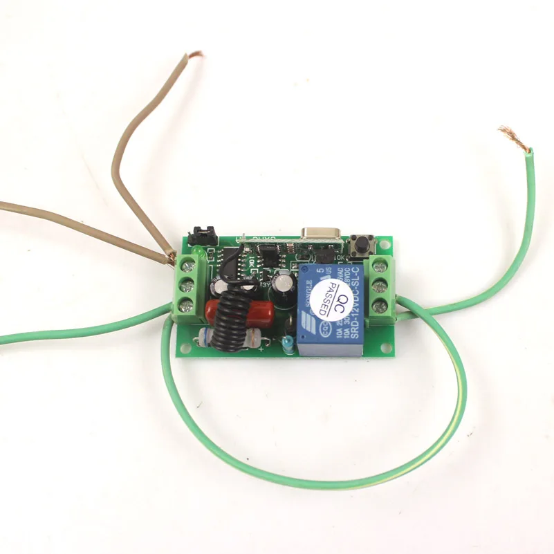 Sleeplion дом AC 220 В 10A 1ch реле 2 4-ключ Беспроводной rf удаленного коммутатора передатчик