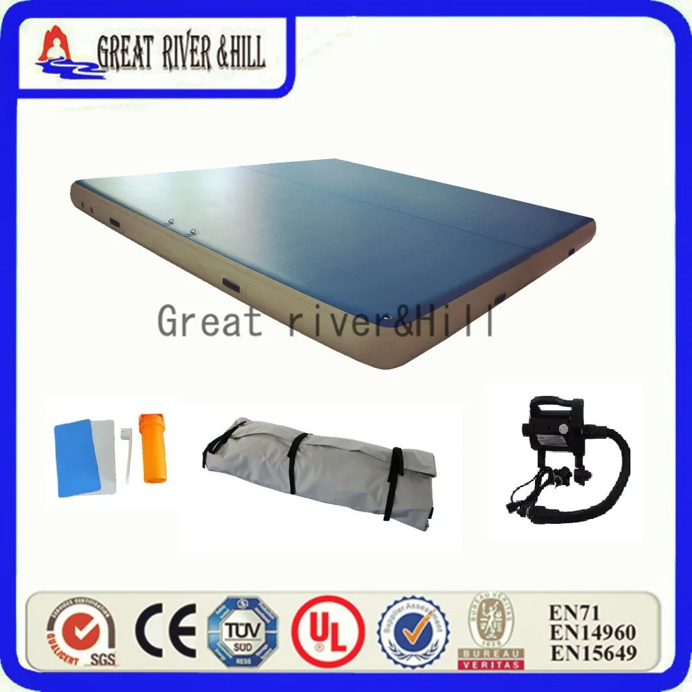 Аксессуары для спортзала 2017 надувной воздушный гимнастический коврик