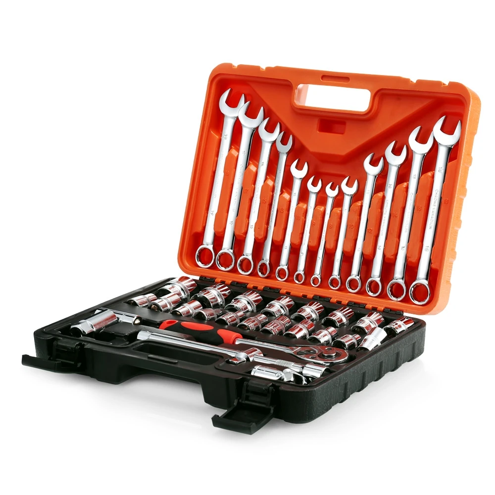 37pcs/set Professional Socket Ratchet Wrench Combination Spanner Set Universal Automobile Repair Tools Kit|tool kit|socket ratchet wrenchspanner set