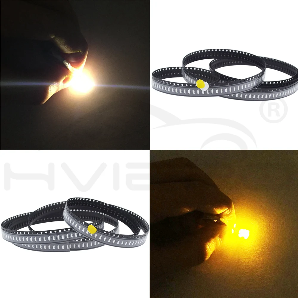 100pcs 335i Вид сбоку белый красный зеленый синий свет SMD светодиод 1800 MCD светодиодная лампа шарик