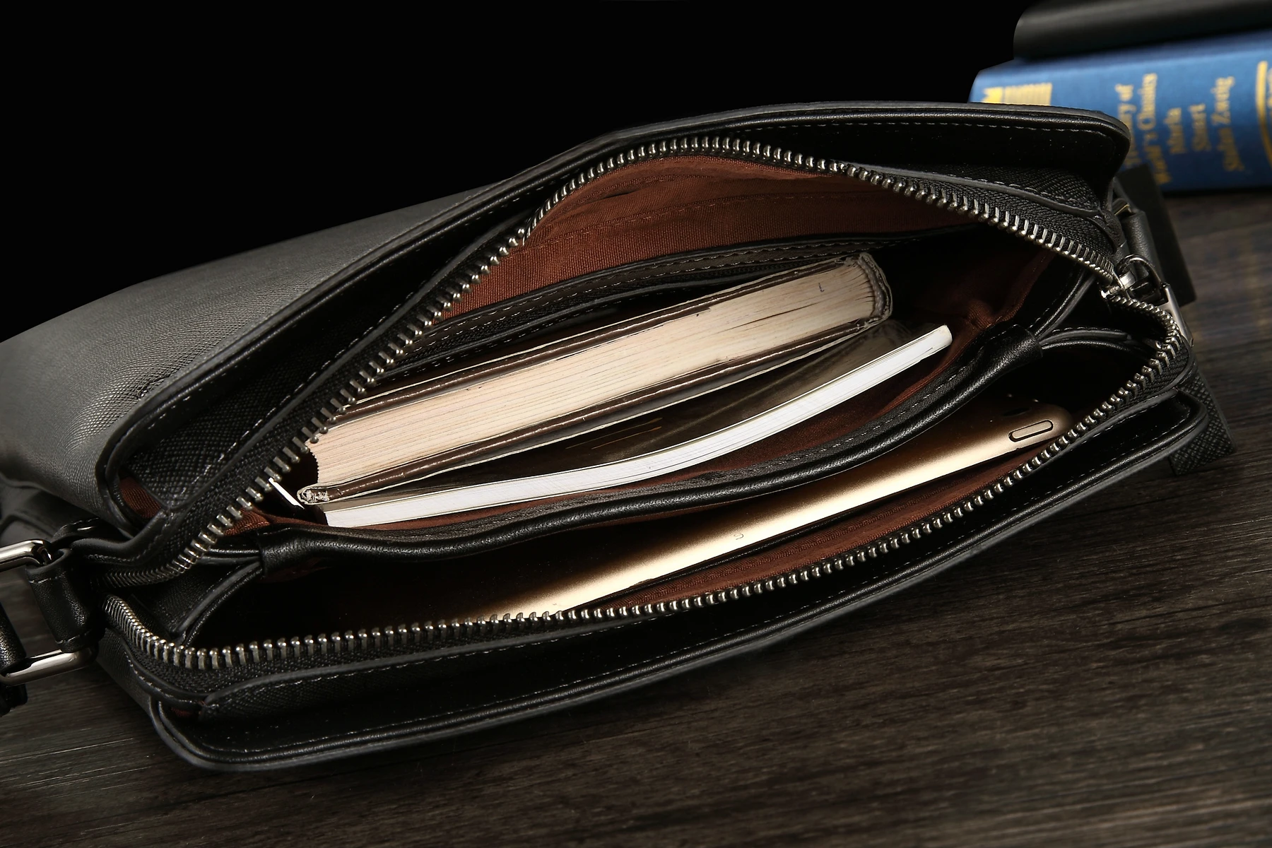 

YINTE Men Messenger Bags Male Split Leather Men Leather Shoulder Bag Fashion Ipad Bag Cross Body Bags Portfolio 8518-2