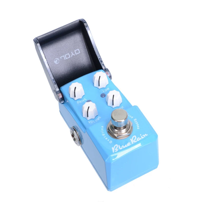 НОВЫЙ Joyo с принтом Железный человек серия JF-311 синий дождь Overdrive Мини Смарт педаль