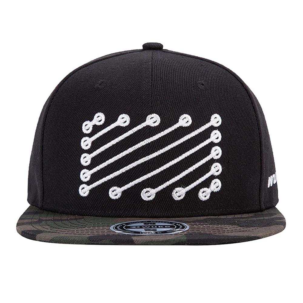 . Модная хип-хоп шляпа в полоску с вышивкой Snapback шапки кепки для мужчин и женщин