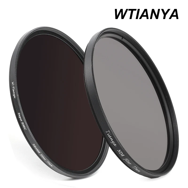 WTINAYA ND 8 ND 1000 ND Filter 67mm for Digital Camera Lens ( ND8 0.9  + ND1000 3.0 Neutral Density + Lens Cap )