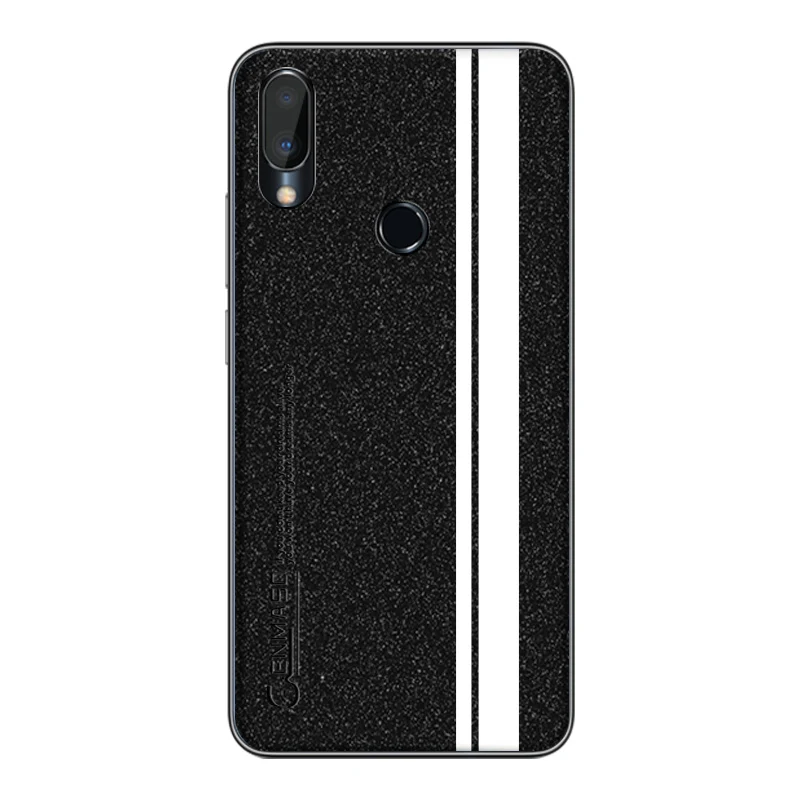 Для Meizu Note 9 чехол для Meizu M9 Note модный кожаный мягкий защитный чехол для задней панели для Meizu Note9 противоударный чехол Funda - Цвет: Черный